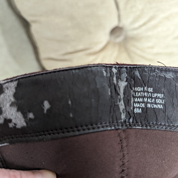 Brown Aerosole wedge boots size 8 - Picture 4 of 4